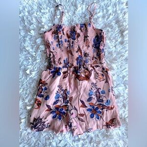 NWT Angie Smocked Floral Romper